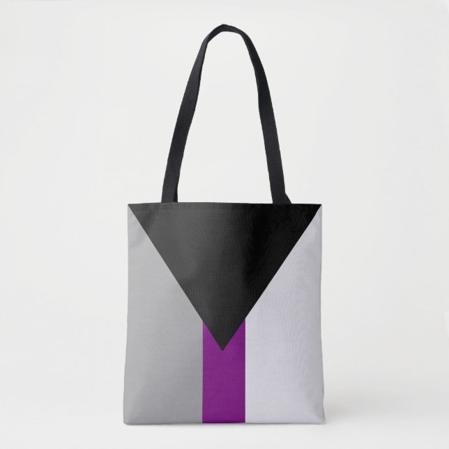 Demisexual Pride Flag Tote Bag (Front)