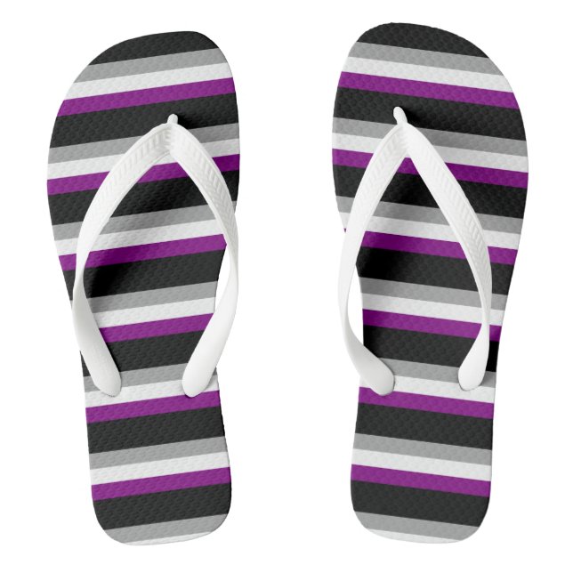 Demisexual Pride Jandals (Footbed)