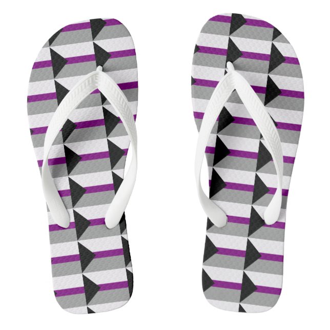 Demisexual Pride Jandals (Footbed)