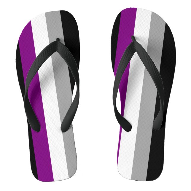 Demisexual Pride Jandals (Footbed)