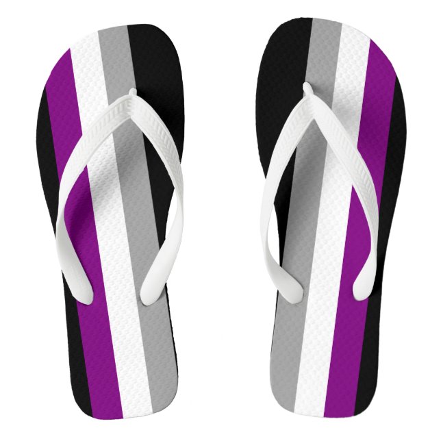 Demisexual Pride Jandals (Footbed)