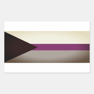 Demisexual Pride Rectangular Sticker