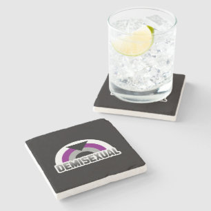 Demisexual Pride Stone Coaster