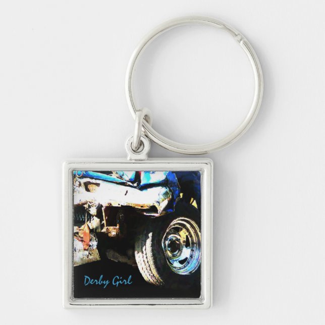 Demo Derby Car Key Ring (Front)