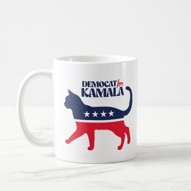Democat for Kamala Coffee Mug (Left)