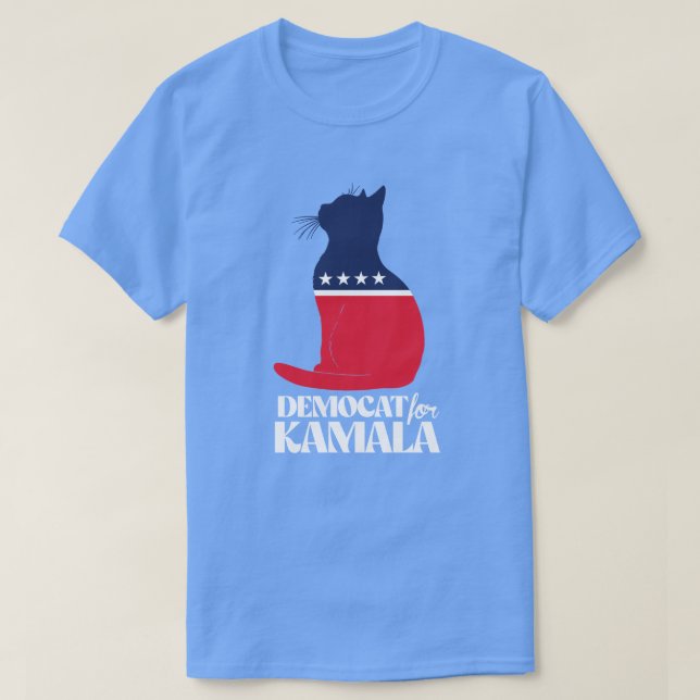 Democat for Kamala T-Shirt (Design Front)
