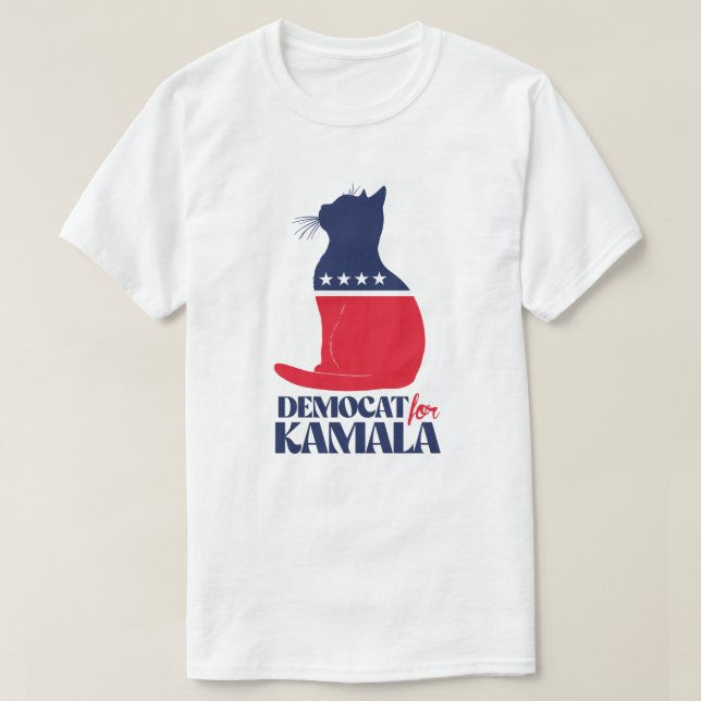 Democat for Kamala T-Shirt (Design Front)