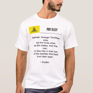 Democracy 101 Free Speech Pro-Sleep Quotes T-Shirt