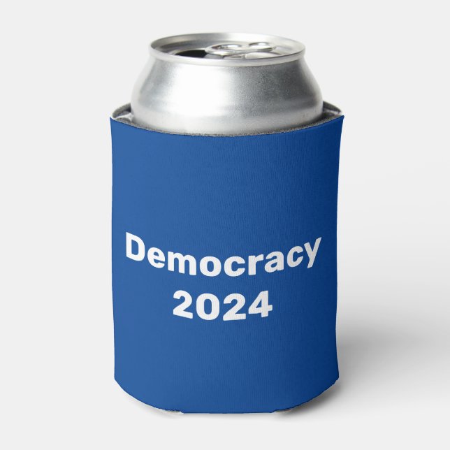 Democracy 2024 Presidential Election Can Cooler (Can Front)