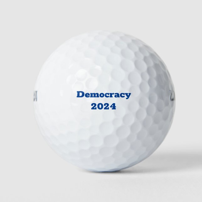 Democracy 2024 Presidential Election Golf Balls (Front)
