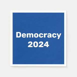 Democracy 2024 Presidential Election Napkin