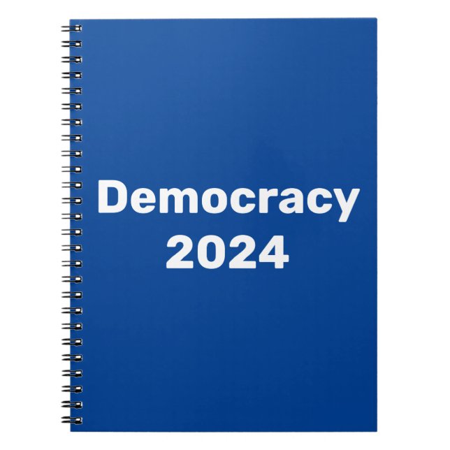 Democracy 2024 Presidential Election Notebook (Front)