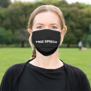 Democracy Free Speech Political Protest Cloth Face Mask