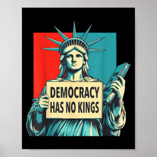 Democracy Has Kings 4th of July Statue of Liberty Poster