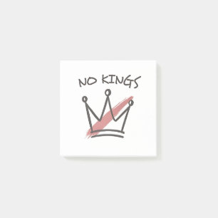 Democracy Has no King Librety Status USA Post-it Notes