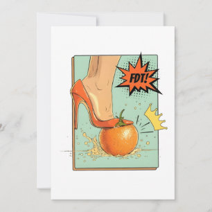 Democracy Has No Kings USA American Protest Thank You Card