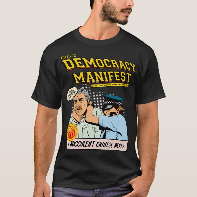 Democracy Manifest - Retro T-Shirt (Front)