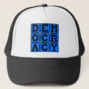 Democracy, Political System Trucker Hat