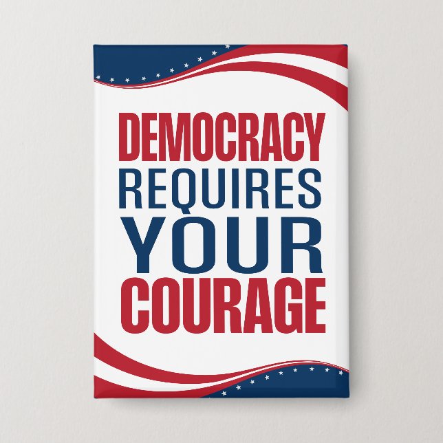 Democracy Requires Courage | Flag | (Front)