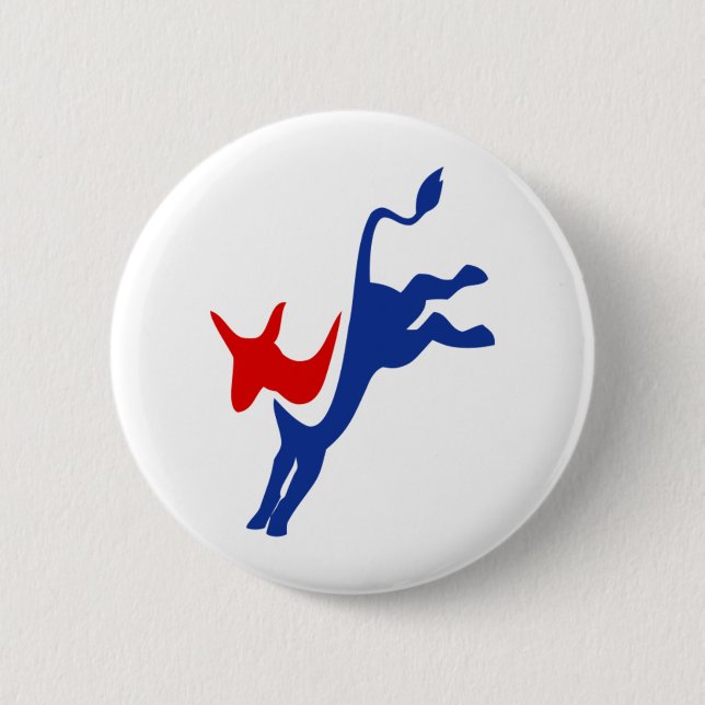democrat 6 cm round badge (Front)