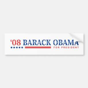 Democrat Barack Obama 2008 Bumper Sticker