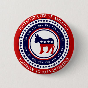 Democrat Button