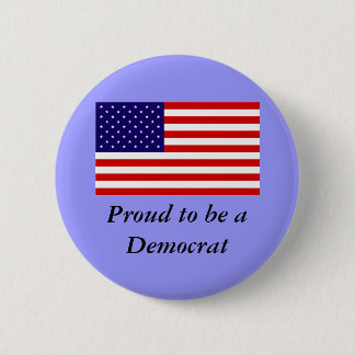 Democrat button