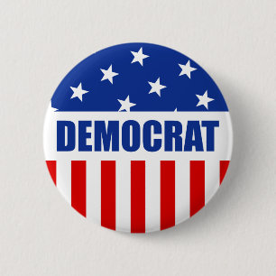 Democrat Button