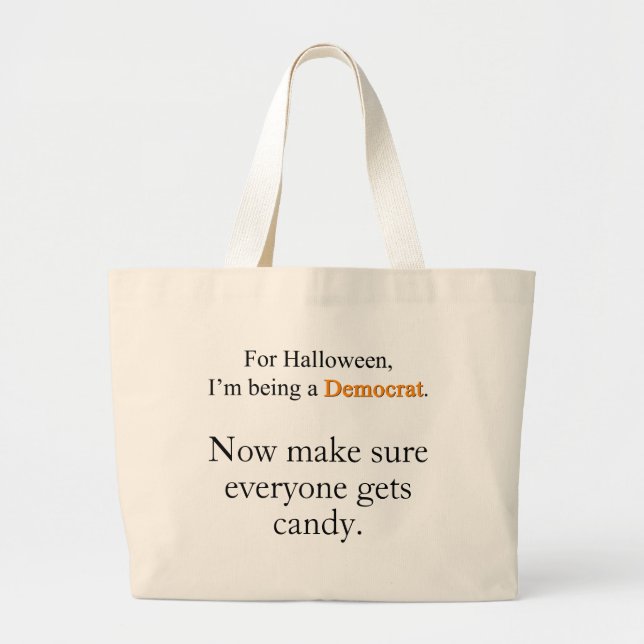 Democrat Costume Tote Bag (Front)
