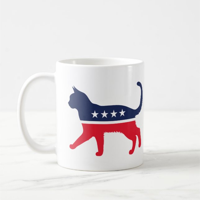 Democrat Democat Coffee Mug (Left)