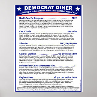 Democrat Diner Poster