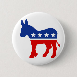 Democrat Donkey Button