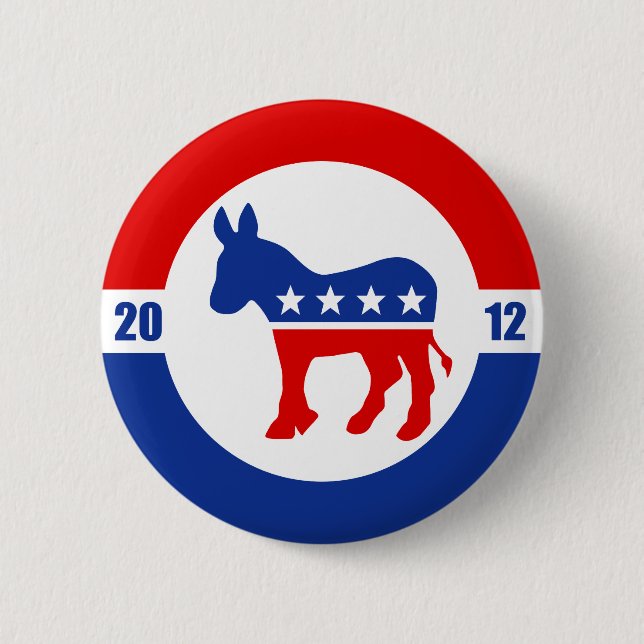 Democrat Donkey Button (Front)