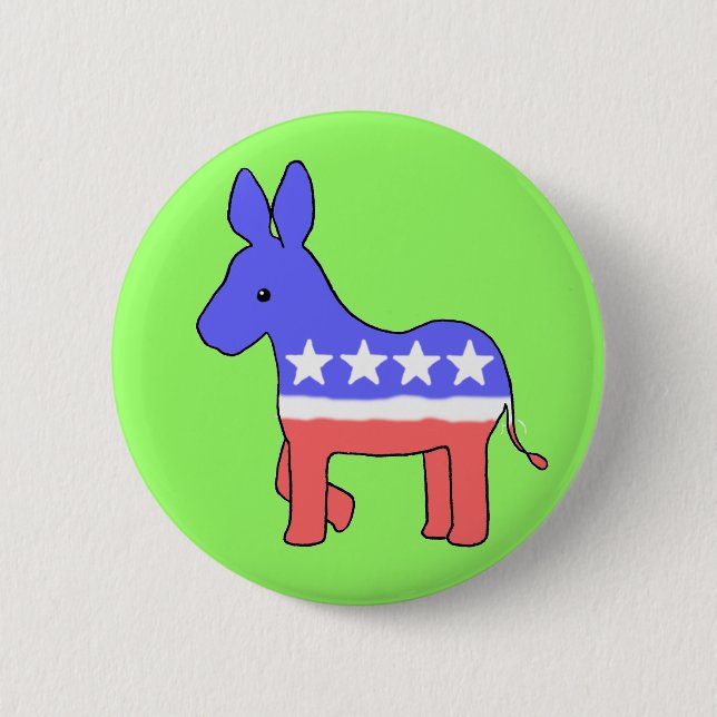 Democrat Donkey Button (Front)