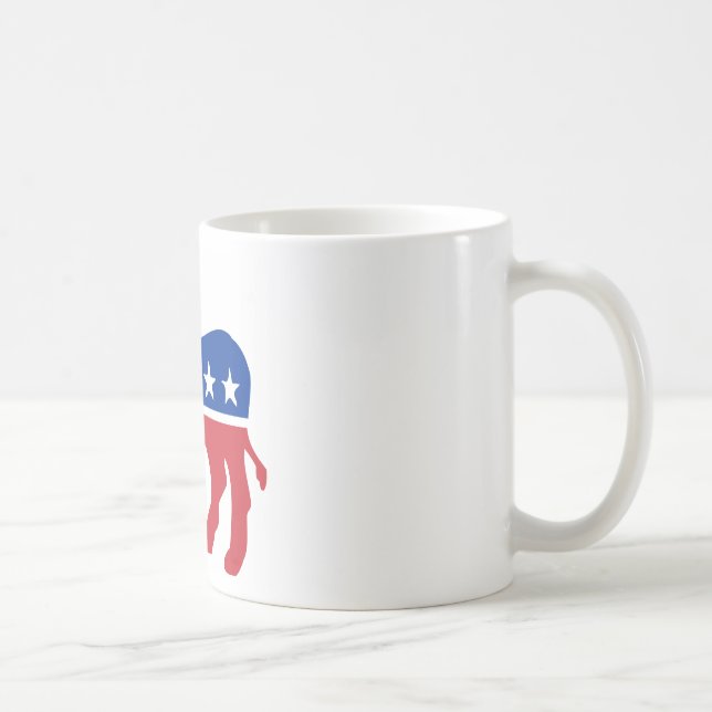 Democrat Donkey Coffee Mug (Right)