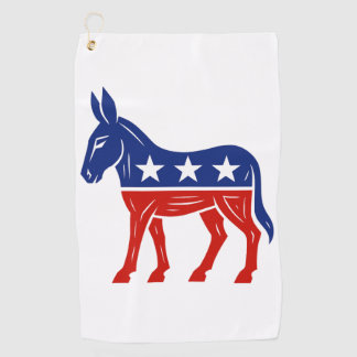 Democrat Donkey Golf Towel