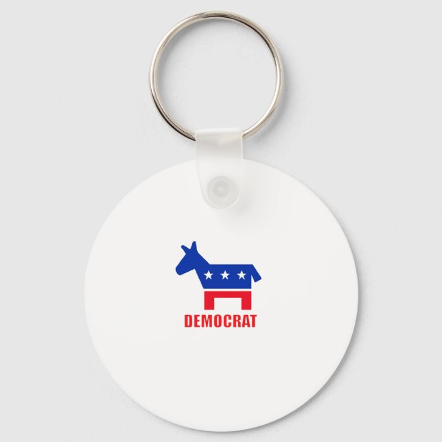 Democrat Donkey Key Ring (Front)