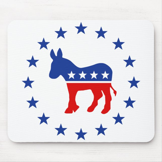 Democrat Donkey Mousepad (Front)