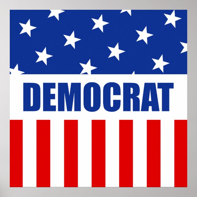 Democrat Donkey Poster (Front)