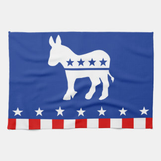 Democrat Donkey Tea Towel