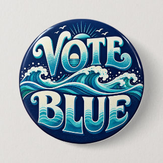 Democrat Election 2026 7.5 Cm Round Badge