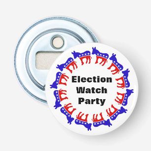 Democrat Election Watch Party Bottle Opener
