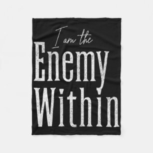 Democrat Kamala Harris Enemy Within Anti-trump Lef Fleece Blanket