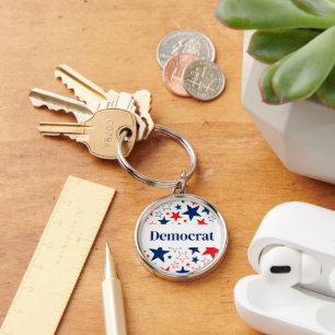 Democrat Keychain