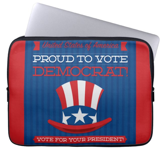 Democrat Laptop Sleeve (Front)