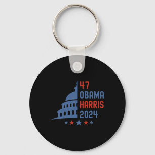 Democrat Obama Harris 2024 Presidential Election Key Ring
