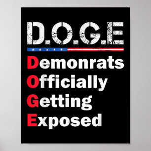 Democrat Officially Getting Exposed, Trump 2025  Poster