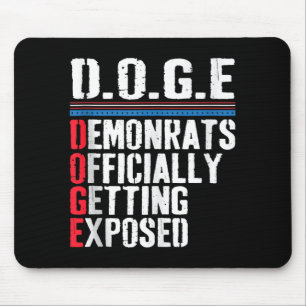 Democrat Officially Getting Exposed Trump 2025 Tan Mouse Pad
