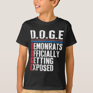 Democrat Officially Getting Exposed Trump 2025 Tan T-Shirt