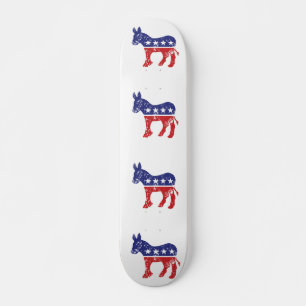 Democrat Original Donkey Distressed Skateboard